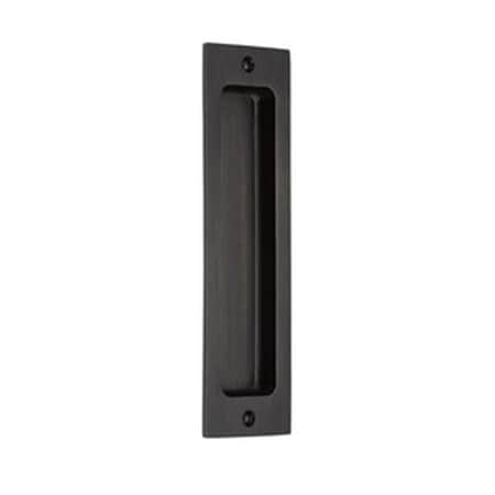 Patioplus 2.25 x 8 in. Rustic Modern Rectangular Flush Pull, Flat Black PA3236126